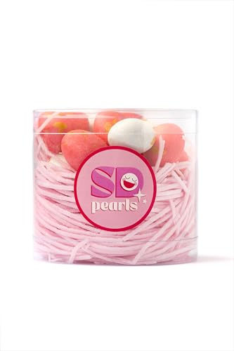 SD Pearls Zuckerstreusel, Bunter Streuselmix, Kuchen Ostern Streusel, Streudekor für Osterkuchen, Zuckerstreusel Ostern, Dekorationszucker zum Osterfest (Mix Rosige Ostern, 210g)