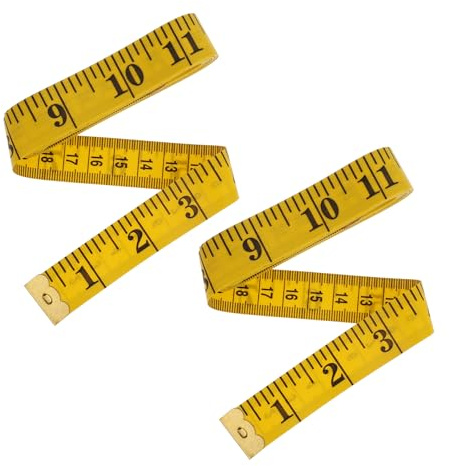 IANFAN Maßband Körper, 2m Schneidermaßband Doppelseitiges Maßband Masband körpermaße Körper Measuring Tape Körpermaßband Umfangmaßband Für Haushalte Handwerker Schneider