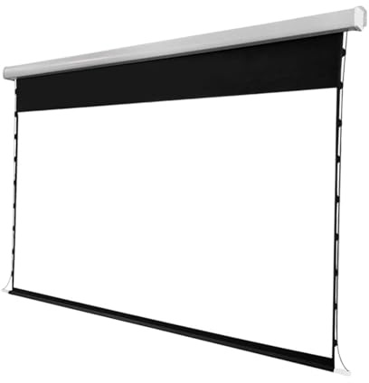 Schermo motorizzato per proiettore, 92 pollici, rapporto 16:9, installazione a parete e soffitto, materiale NanoWhiteSoft