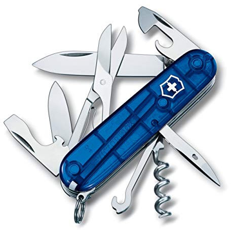 Victorinox, Climber, Coltellino Svizzero, Originale, Multiuso, Campeggio, 14 Funzioni, Lama, grande, Cavatappi