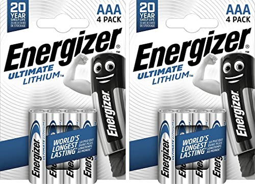 Energizer Ultimate L92 Lot de 8 Piles au Lithium AAA