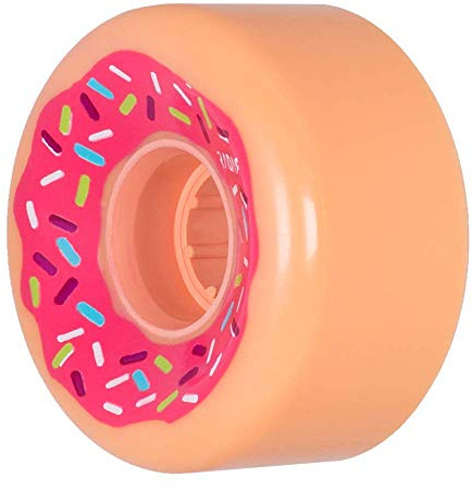 Riedell Radar Donut Wheels - Quad Roller Skate Wheels - 4 Pack of 32mm x 62mm 78A Wheels