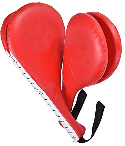 Pratzen Taekwondo Double Pads, Pratzen Kickboxen Target Kicking Training Paddles Strike Pads Martial Arts Striking Pad PU Hand Pads für Kickboxen und Karate Train