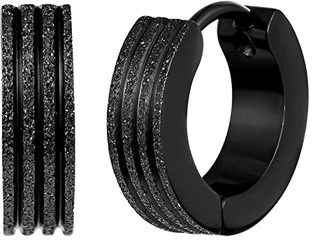feilok Örhängen för män stiftörhängen herrörhängen rostfritt stål ringörhängen för män kvinnor mode smycken piercing