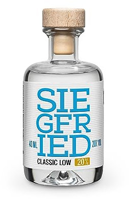 Siegfried Classic Low Mini I Von den Machern des weltweit prämierten Siegfried Gin I Für leicht alkoholische Longdrinks und Cocktails | 20% Vol. I 40ML