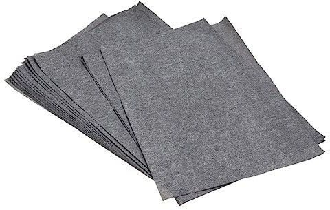 Lurrose 50 Carbon Papier Graphit-kohlepapier Überweisungs Papier Bemalen Von Kohlebeschichtetem Papier Transparentpapier Kohlenschwarz