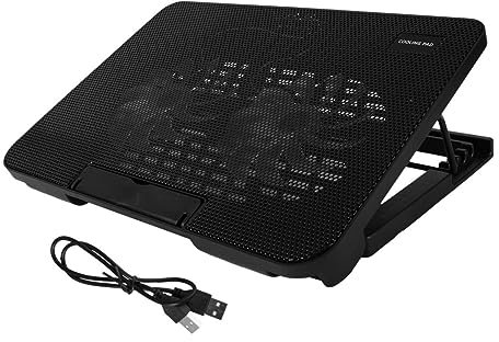 jojofuny Laptop Cooling Pad Usb Cooler Notebook Cooler Fan Easy Install Low Power Consumption