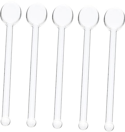 Cabilock Juego de 2 Cucharas para Mezclar Café Y Espresso Mezcladoras para El Hogar Restaurante Bar 5 Piezas