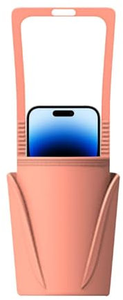 Portavasos de silicona para cochecito de bebé, gran capacidad, impermeable, portátil, para cochecito, organizador para camping, silla