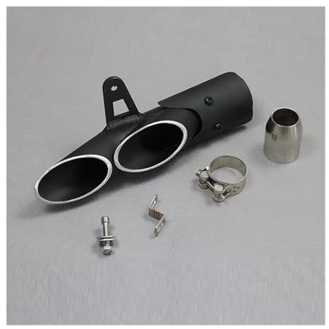 Motorräder Auspuffanlage Zwei Drei Outlet Rohr Racing Escape Moto Schalldämpfer 51mm Universal Motorrad Auspuff Schalldämpfer Für YZF Für R1 R3 R6 Z1000 S1000RR CBR1000RR Auspuff für Motorräder(1 UK)