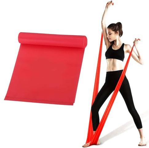 SGERUFZ Bandes de Fitness Élastiques avec Sac de Transport & Guide d'Exercices pour Yoga, Pilates, Musculation, Physiothérapie (15 cm)