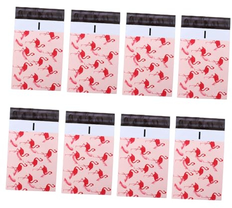 FRCOLOR 50 Stück Selbstklebende Versandtaschen Flamingo Motiv 16x27cm Gepolsterte Transportumschläge Für Versand Zuhause Büro Schule