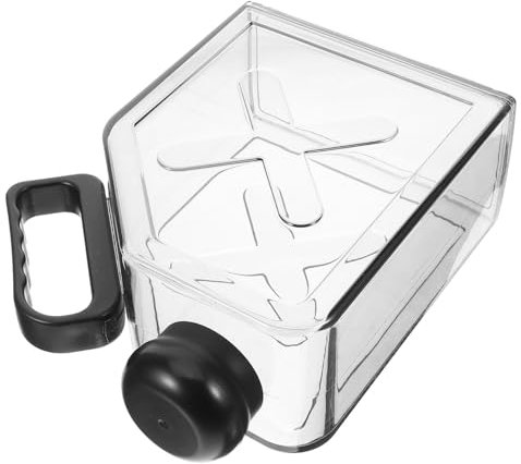 Abaodam Bouteille Deau Réutilisable avec Bouilloire Plate pour Les Voyages Design Étanche Adaptée Aux Occasions
