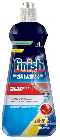 Finish Klarspüler Shine Plus Dry Lemon 400 ml (6 Stück)
