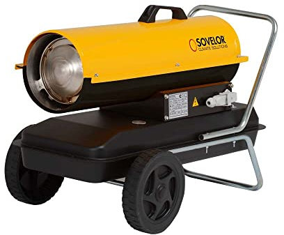 Chauffage Sovelor Master B70r Air Pulsé Mobile Au Fuel Combustion Directe