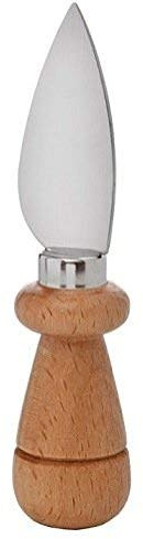 Stainless Steel Pointed Parmesan Cheese Knife with Wood Handle, Small