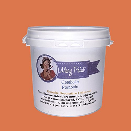 Mary Paint 750/00013 Wasserfarbe, Orange, 750 ml