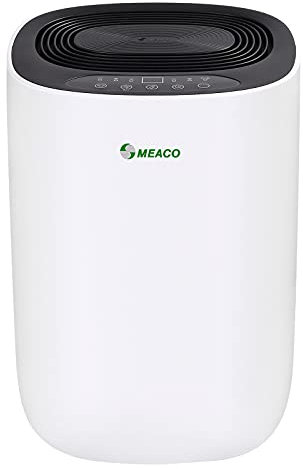 Meaco MeacoDry Dehumidifier (Black) - Ultra Quiet, Energy Efficient Electric Compressor for Home - Removes Condensation & Damp, Prevents Mould