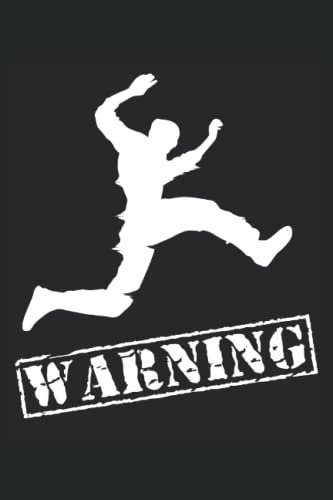 Parkour Freerunning Design für den Parcour: Notizbuch und Tagebuch mit 120 Seiten liniertes Papier - Handliches Format (15,24 × 22,86 cm entspricht ungefähr DIN A5)