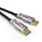 LYW 8K Cable HDMI de Fibra Óptica 2m, 48Gbps Cable HDMI 2.1 de Ultra Alta Velocidad 8K60Hz 4K120Hz HDR/HDCP 2.3/eARC Cable HDMI Direccional Delgado Flexible Compatible con PS5/Apple/Samsung/Sony TV
