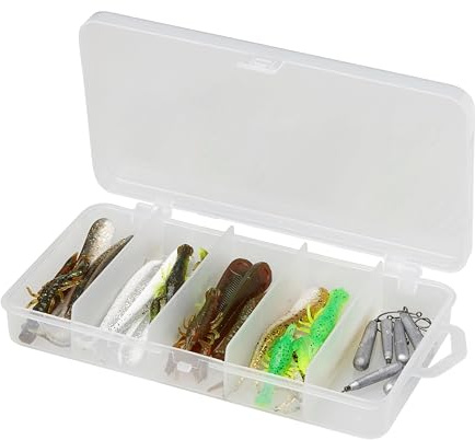Savage Gear Dropshot Academy Kit - Fiskekit för abborre, gös och sötvattensrovdjur med Dying Minnow-beten, 3D-kräftbeten, Dropshot Rig-komponenter för sportfiskare Assorted Varied