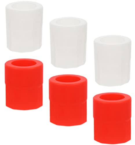Silicone Mold Shot Glass Ice Molds 6Pcs Silicone Moulds Whiskey Glass Cups Drinking Mug Making Molds for Tequila Liquor Bourbon Manhattans Wine Drinking Accessories