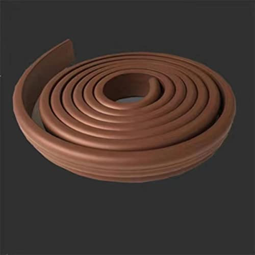 3D-Dekorationsstreifen, selbstklebend, Holzform, weich, Fotorahmen, TV-Sofa, Veranda, Hintergrund, Wandbordüre, Schaumstoff-Wandaufkleber, braun, 2 m