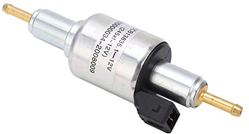 Akozon 12V Standheizungs-Kraftstoffpumpe 65ml Edelstahl Hochleistungs-Kraftstoff-Dosierpumpe Standheizung für Webasto Air Top 2000 2000S 2000ST 3500 3500ST 5000ST Evo3900 Evo5500 E C V