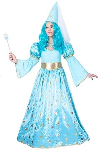 Vestito costume di carnevale per adulti FATA TURCHINA di PINOCCHIO