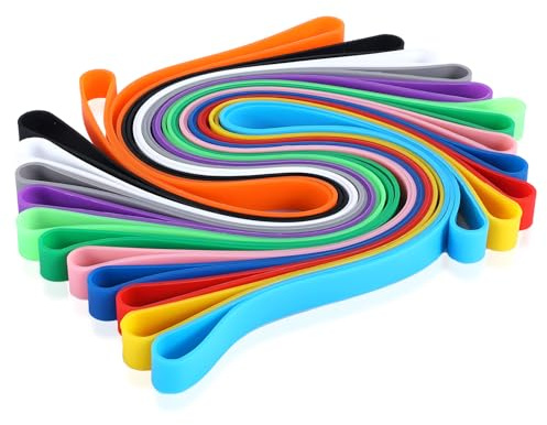 RUGBOL 12 Stück Handtuchbänder für Sonnenliegen, Handtuchbänder für den Strand, Strandzubehör, Strandtuchbänder für Strandstühle, Pool, Schwimmen, Urlaub, Strandzubehör