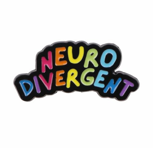 Épingles de sensibilisation à l'autisme, insigne arc-en-ciel en métal émaillé, logo de motivation pour soutien à l'autisme, épinglettes en émail divergent neuro, insigne coloré pour chapeaux,