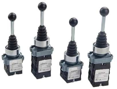 Interruptor basculante cruzado de 4 posiciones 4NO XD2PA14 XD2PA24 controladores de Joystick/interruptor basculante de 2 posiciones 2NO XD2PA12 XD2PA22 1 Uds(XD2PA24)