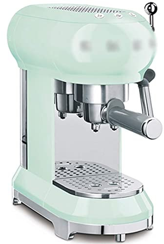XFZJCHAP Cafetera de cápsulas de Calentamiento rápido para Oficina en casa con espumador de Leche semiautomática pequeña máquina de café con Leche y Capuchino (Color: Rojo)