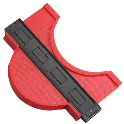 LOVIVER Calibre de contorno Herramienta de medición irregular Calibre de reutilizable Herramienta multiusos para trabajar la madera Duplicador de