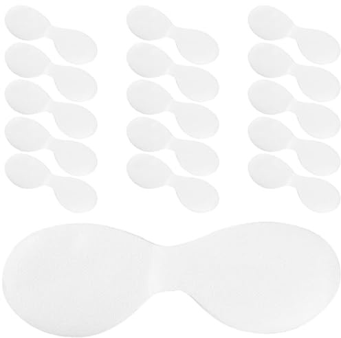 HONMEET 100 hojas de desechables de papel no tejido para hacer de ojos DIY Material suave y transpirable para el cuidado de los ojos para viajes y actividades de spa