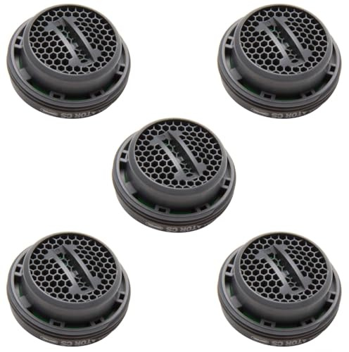 Aeratore Rompigetto Coin Slot 24x1 mm 5 Pezzi, per Rubinetti a Scomparsa - Rompigetto Filtro Filtrino