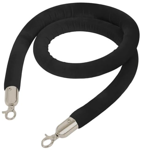 Repavspärrningar av rep, trängselkontroll av repavspärrning av rep, flerfärgad, 2-13 fot (svart silver, 4,0 m/13 fot)