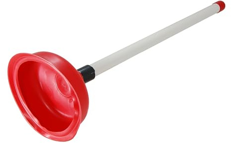 Neilsen CT0385 6in. / 150mm Diameter Rubber Plunger with Plastic Handle