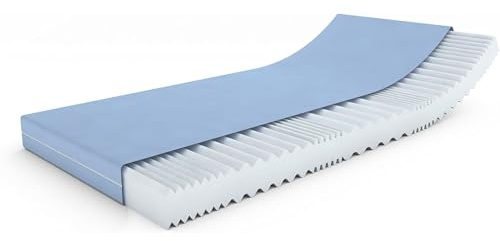 MSS e.K. VitalFoam Wellness Matratze Marken Kaltschaum / 90 x 190 cm / 7 Zonen / H2