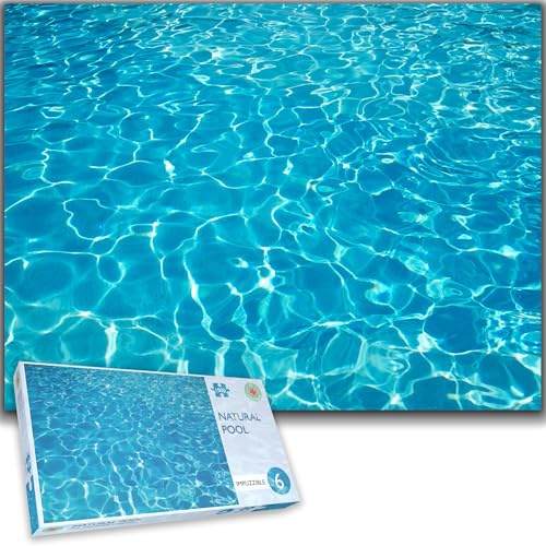 1000 Puzzles Schwierig Unmöglich Unpuzzible Natürlicher Pool – 66 cm x 50 cm – Für anspruchsvolle Erwachsene, tolles Geschenk für alle