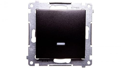 Kontakt-Simon DW1AL.01/48 Elektroschalter, Anthrazit, Zubehör für Elektromesser, Kunststoff, IP20, IP44, 250 V, 16 A, 75 mm