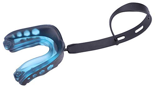 Bnineteenteam Sport paradenti con Cinturino per Boxe Basket Rugby Taekwondo, Calcio, Kickboxing(Blu) Boxe