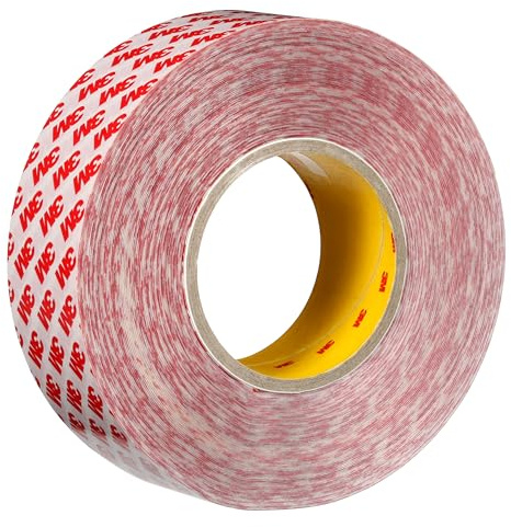 3M Doppelseitiges Klebeband GPT-020F, Transparent, 50 mm x 50 m, 0.2 mm