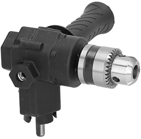 Soporte de taladro angular, fuerte fuerza de sujeción, accesorio angular para taladros de metal y plástico con mango para reparaciones