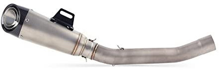 VNRQJLSN pour Kawasaki Z750 2007-2012 Silencieux D'échappement Moto Évasion Lien Moyen Mi Tuyau Système Complet sans Lacet avec DB Killer (1 Set 3)
