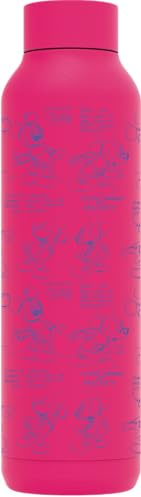 Quokka Borraccia termica in acciaio inox solido Raspberry Pink 630 ml Mickey Sketch