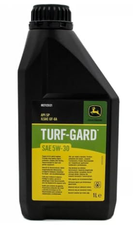 John Deere Turf-Gard Engine Oil, SAE 5W-30, 1L, for 4-Stroke Petrol Mowers