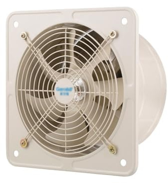 XXAD553TY Home 10 Inch Powerful Kitchen Exhaust Fan Smoke Extractor Home Bathroom Wall Mute Ventilation Garage