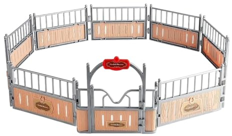 Generisch Pferdestall-Spielset-Spielzeug – Bauernhoftierszenen-Set, Rollenspiel-Lernset | Realistische Simulationsumgebung Für Die Pferdepflege Für Die Interaktive Fantasie Von Eltern Und Kindern