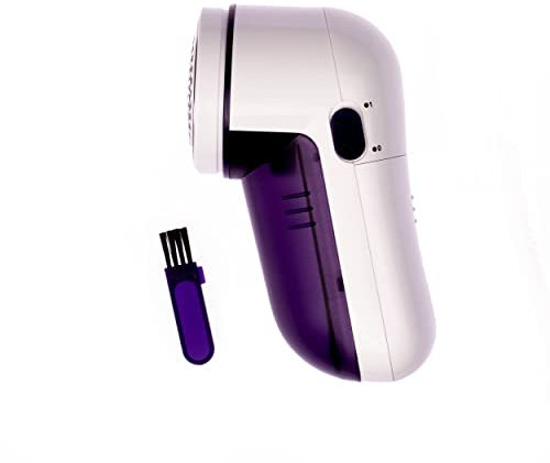 Prym - Prym Plastik Metall Lila/Weiß Batteriebetriebener Maxi-Fusselentferner und Stoffrasierer für Wollsachen - 1 Stück